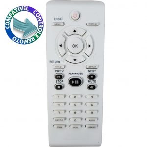 Controle Compatível DVD Philips Karaokê RC-YF172, SKY-S268 C0772