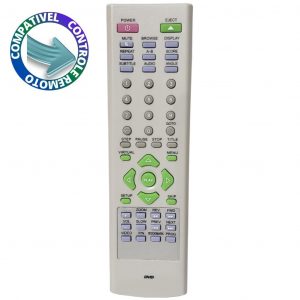 Controle Compatível DVD Proview e Excess RC206 CR-2258 C0790