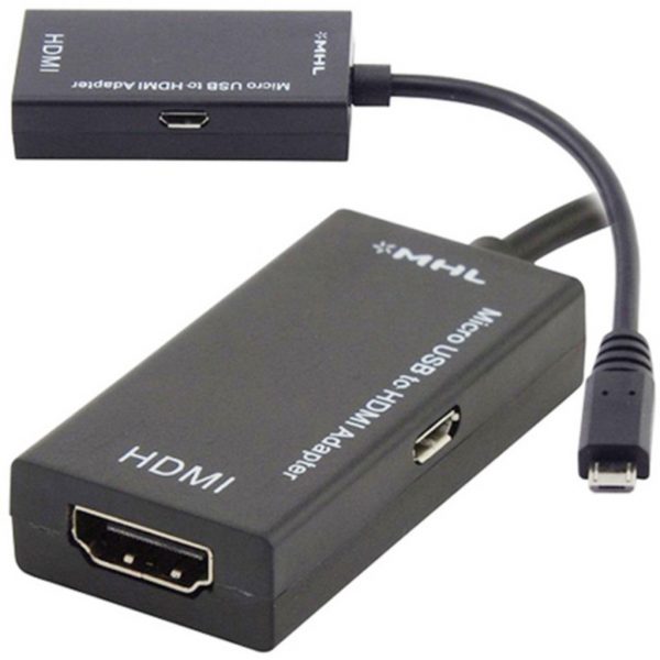 Adaptador Mhl De Hdmi Para Dispositivos Moveis - Imagem 2