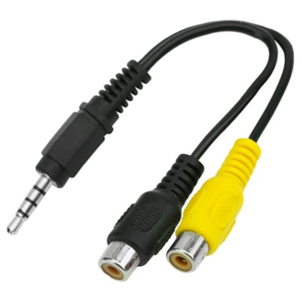 Cabo P3 Estereo Para 2 Rca Femea 15 CM 018-2324