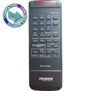 Controle Compatível TV Cineral/Emerson PRC-548A Premium