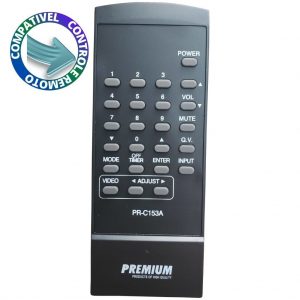 Controle Compatível TV Mitsubishi TC 1492/ 2092 PRC-153A Premium