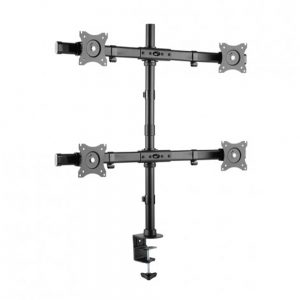 Suporte Articulado de Mesa para 4 Monitores de 15 à 27