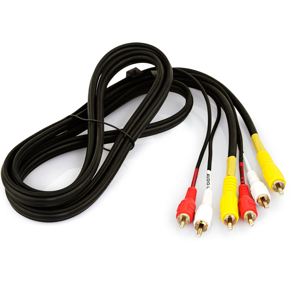 Cabo Áudio e Vídeo Coaxial - 1,8 Metro - Imagem 2