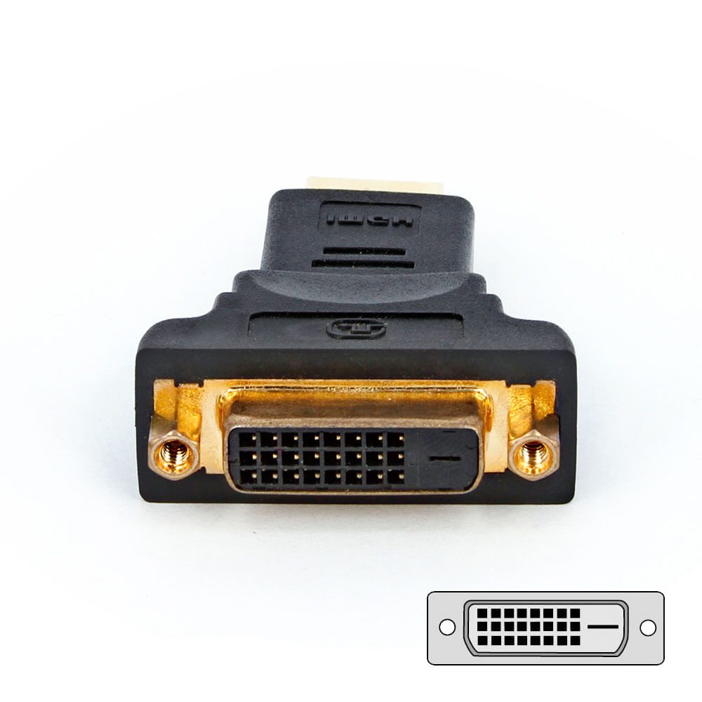 Adaptador DVI para HDMI - Macho - Imagem 2