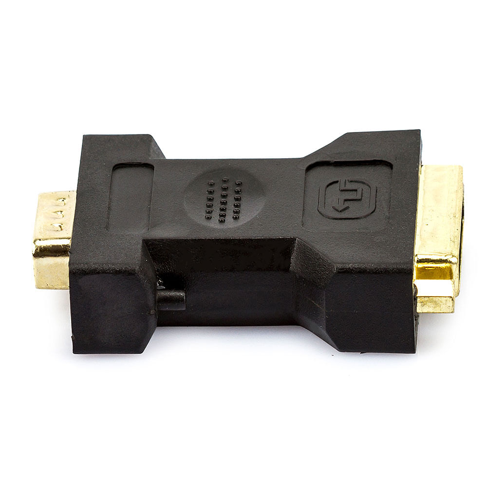 Adaptador DVI-I Fêmea Para VGA - Macho