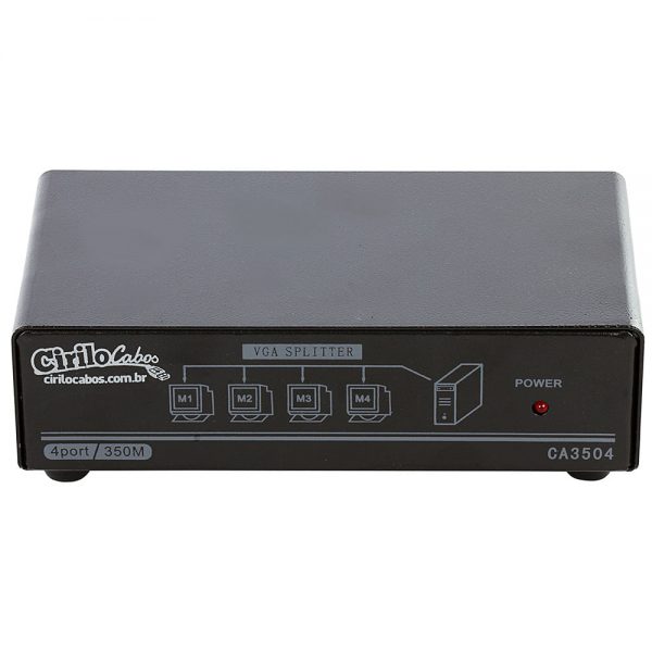 Vídeo Splitter 1x4 - Distribuidor de Sinal VGA - Imagem 4