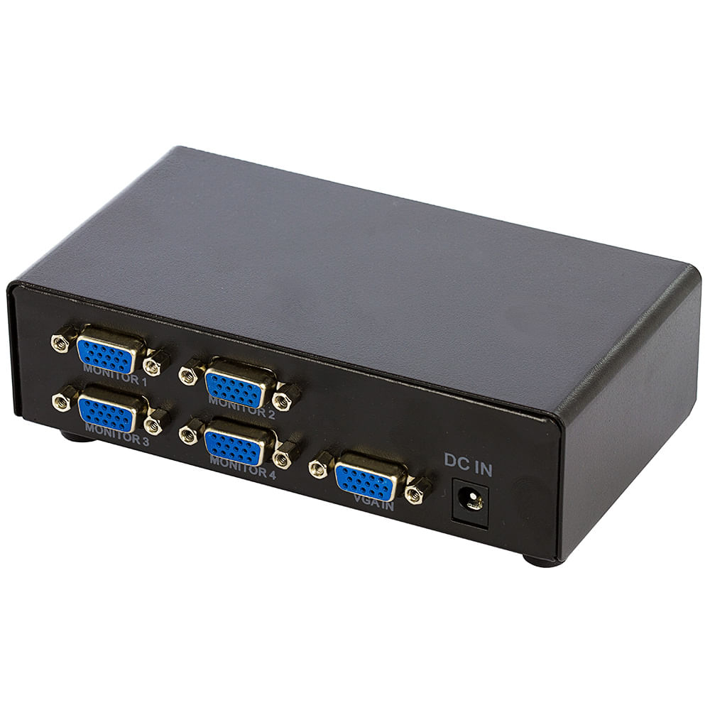 Vídeo Splitter 1x4 - Distribuidor de Sinal VGA - Imagem 2