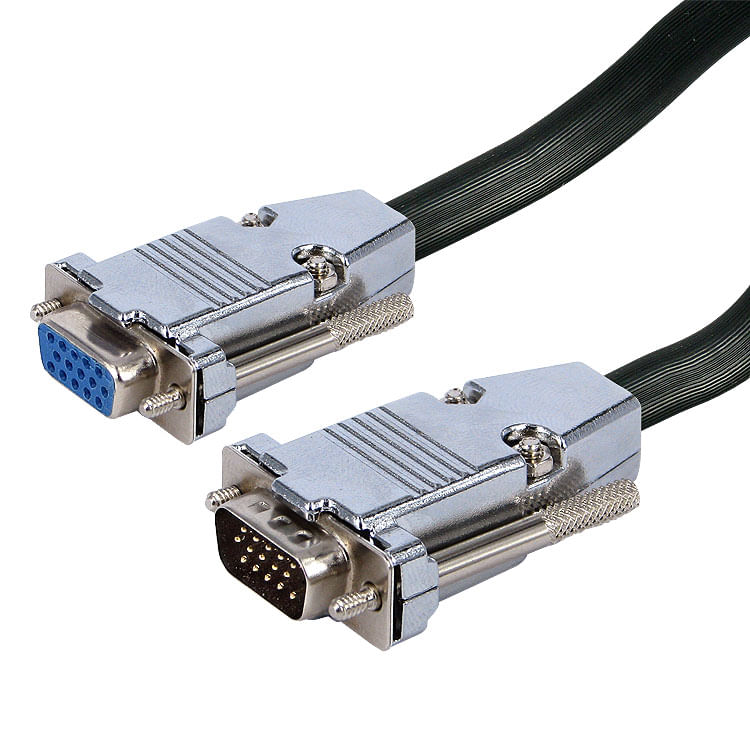 Extensão VGA Blindado Pontas Metálicas - 15 Metros