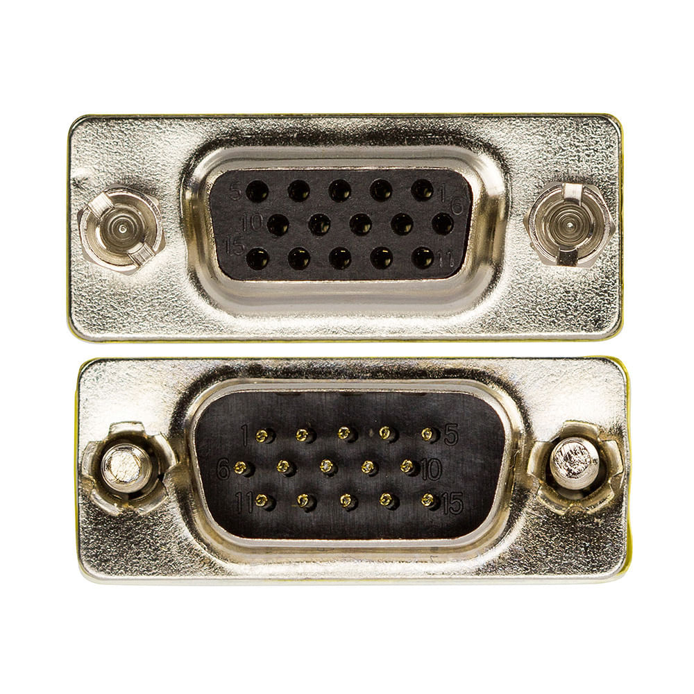 Emenda VGA Macho X VGA - Fêmea