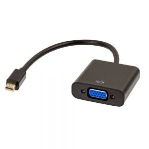 Adaptador Mini DisplayPort para VGA - Preto