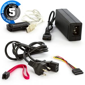 Adaptador Ide Sata 3 em 1 - Kit com 5