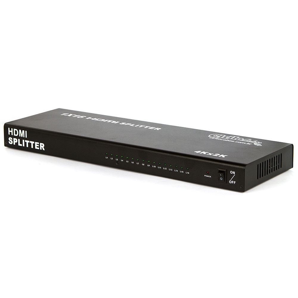 Splitter HDMI 1x16 1 Entrada e 16 Saídas - Ful HD 1080p
