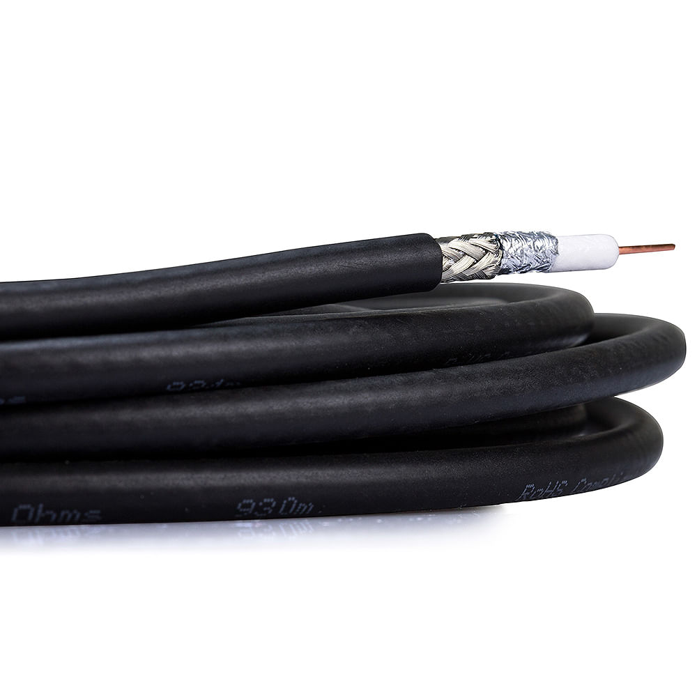 Fio BNC SDI RG6 HDTV Digital 75 OHMS - 15 Metros - Imagem 2