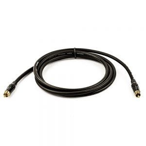 Cabo Coaxial Digital (SPDIF)  Preto - 3 Metros