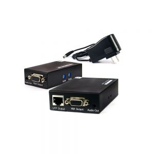 Extensor para VGA via Cabo de Rede / Áudio - até 300 Metros