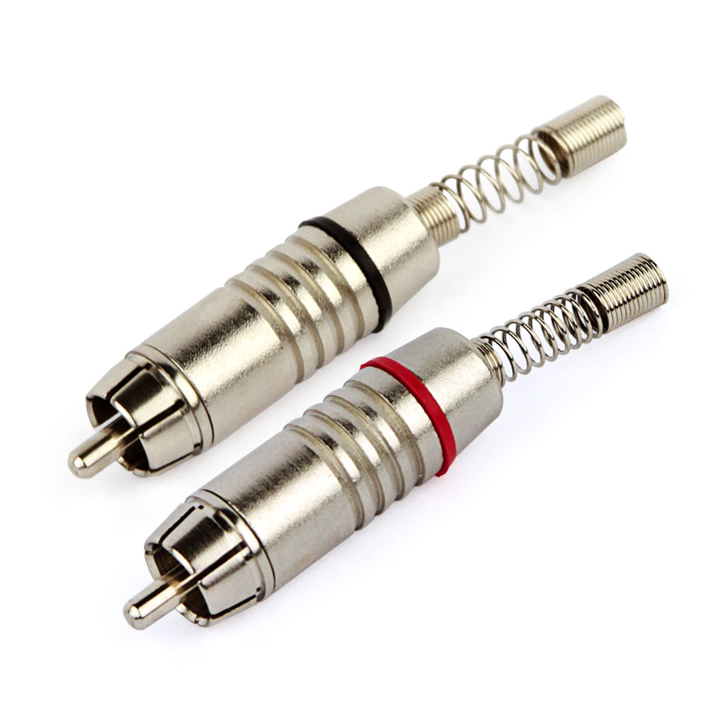 Plug RCA A/V 4mm, Santo Angelo - Preto - Imagem 2