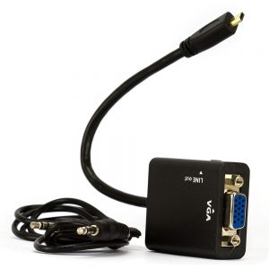 Cabo Adaptador Micro HDMI para VGA - Cirilo Cabos