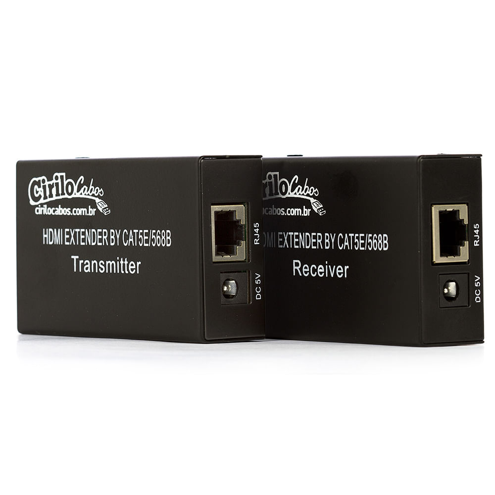 Extensor HDMI 60 Metros - Cat6 - 3D, 1080P - Imagem 3