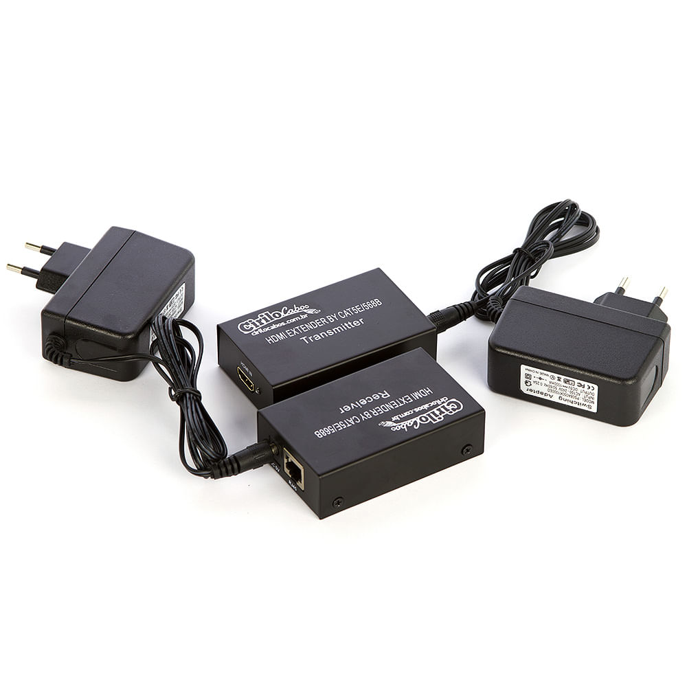 Extensor HDMI 60 Metros - Cat6 - 3D, 1080P - Imagem 5