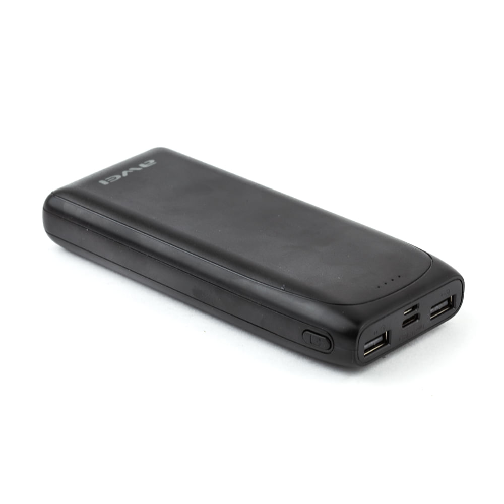 Power Bank 20.000 mAh P66K - Preto