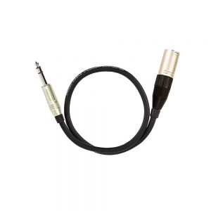 Cabo de Microfone P10 para XLR Macho, Amphenol - 50 cm