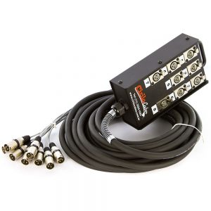 Medusa 8 Vias Montada Conectores Cirilo Cabos - 30 Metros