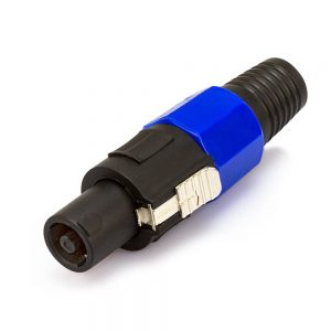 Plug Speakon 4 Vias Macho com Trava