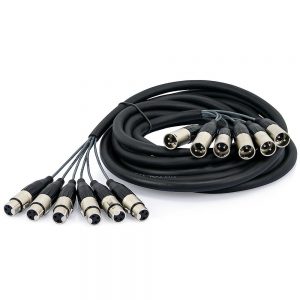 Multicabos com Conectores XLR 28 Vias Amphenol - 20 Metros
