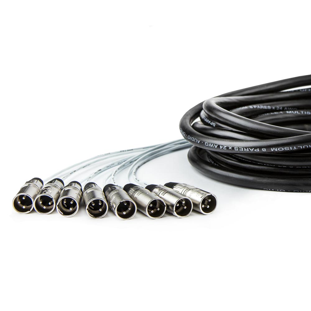 Multicabos XLR 8 Vias Santo Angelo - 1 Metro - Imagem 2