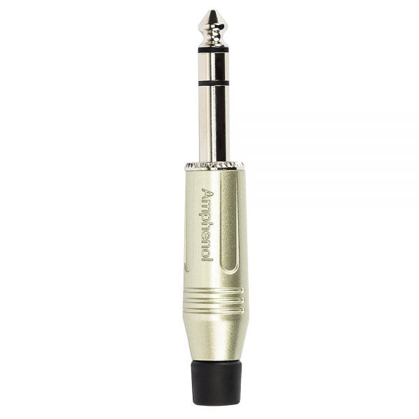 Plug P10 Estereo, ACPS-GN Metal - Amphenol
