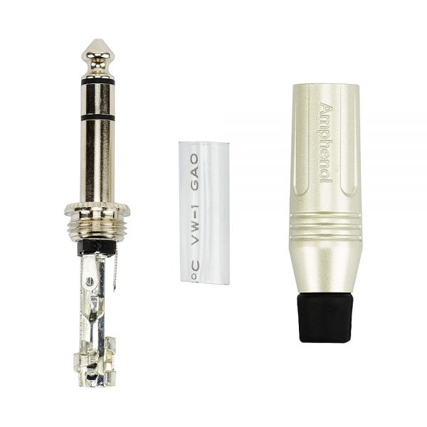 Plug P10 Estereo, ACPS-GN Metal - Amphenol - Imagem 2