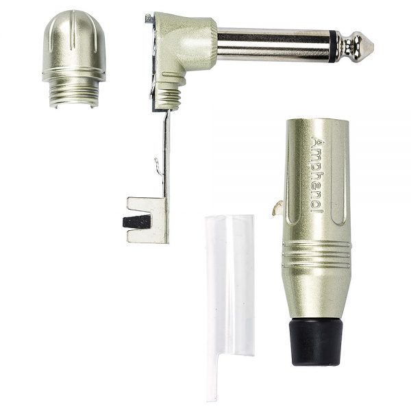 Plug P10 Mono, 90 graus, ACPM-RN - Amphenol - Imagem 2