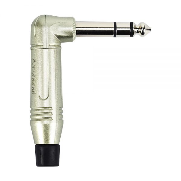 Plug P10 Estereo, 90 graus, ACPS-RN - Amphenol