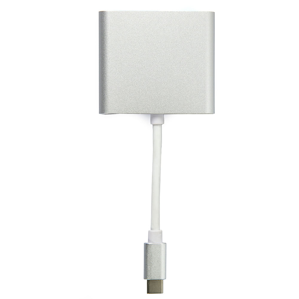 Adaptador USB-C Multiporta com USB HDMI e USB-C Prata - Imagem 5
