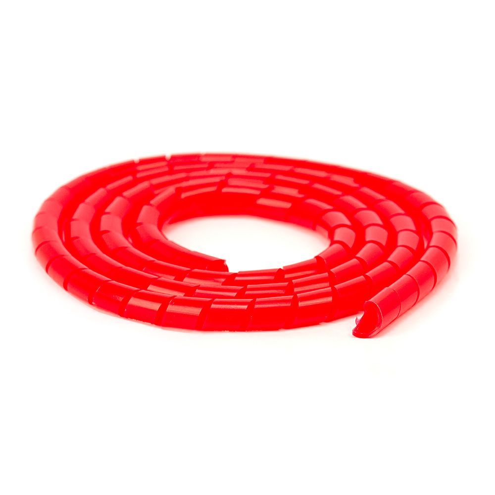Organizador Fios e Cabos Spiraduto 1/4 Vermelho - 50 Metros - Imagem 2