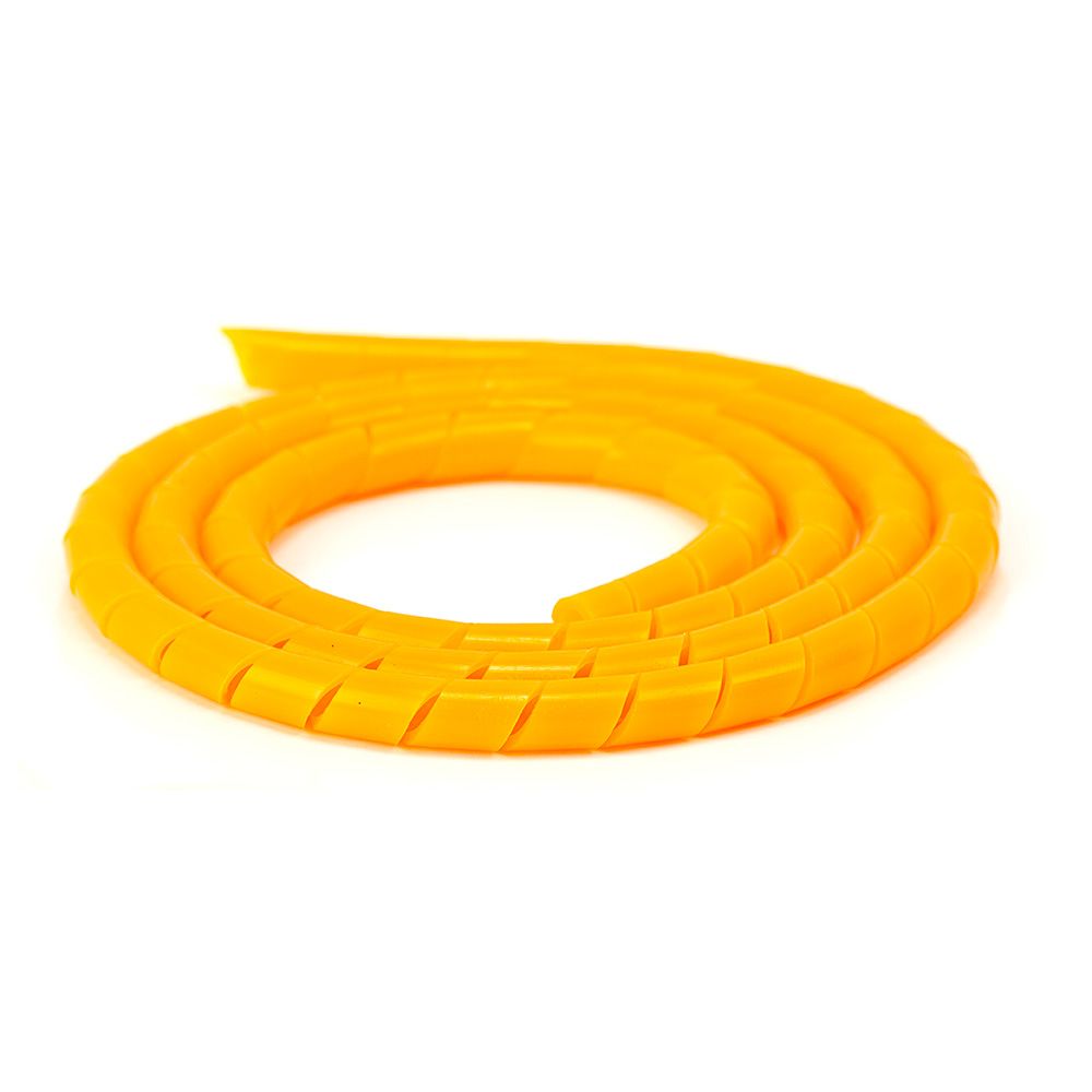 Organizador Fios e Cabos Spiraduto 1/4 Laranja - 10 Metros - Imagem 2