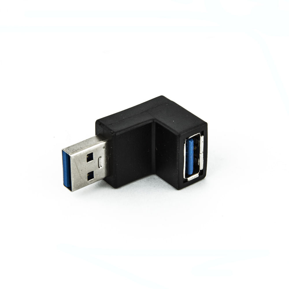 Adaptador USB 3.0 Macho Fêmea 90 Graus - Imagem 3