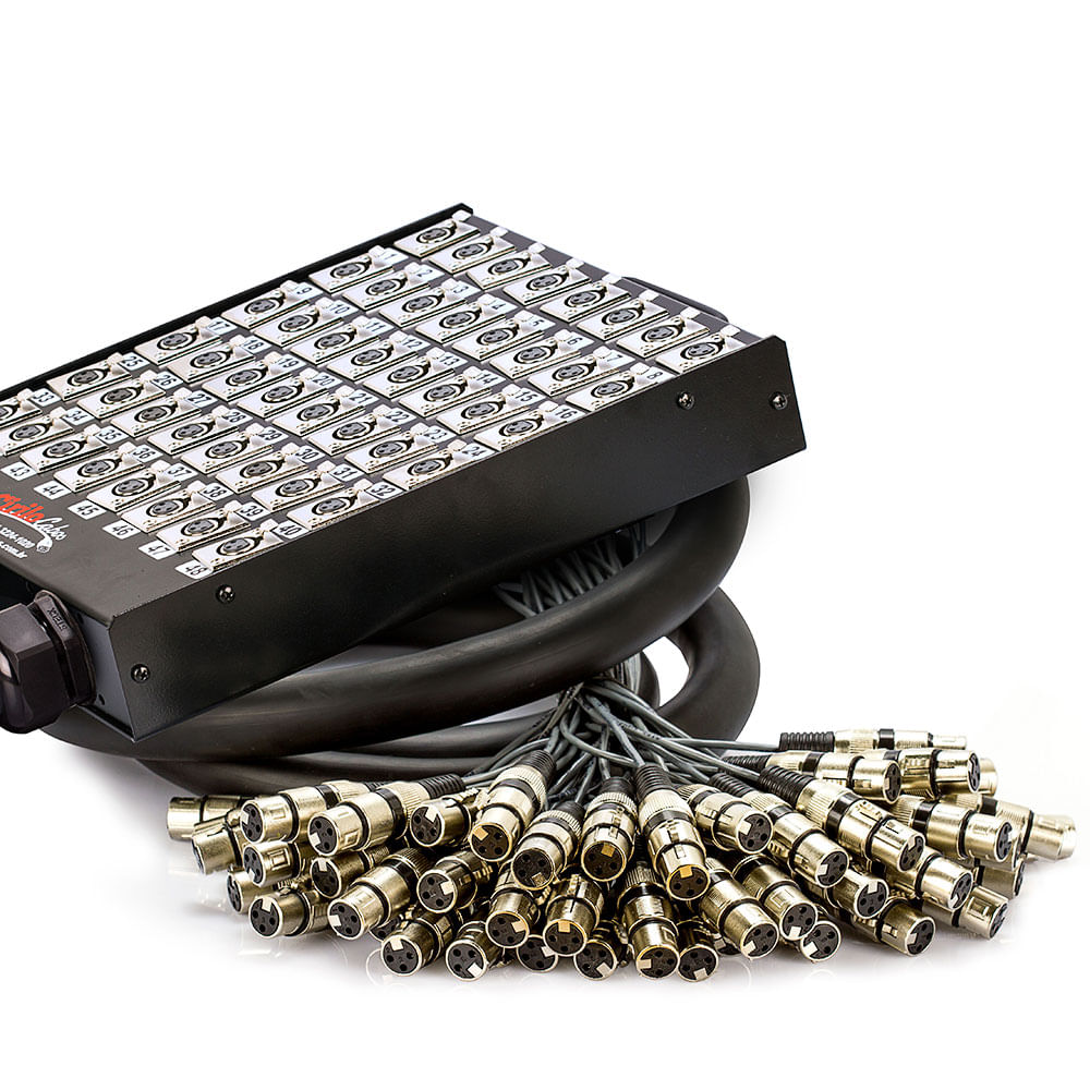 Medusa 48 Vias Montada Conectores Santo Angelo - 35 Metros