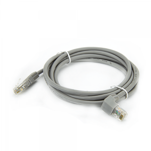 Cabo de Rede Cat6 Plug de 90º Graus para Baixo - 50 cm