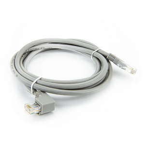 Cabo de Rede Cat6 Plug 90° Graus para Lateral - 10 Metros