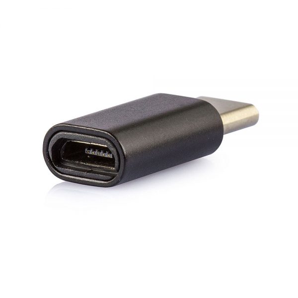 Adaptador OTG Micro USB para USB Tipo-C 3.1 - Preto - Imagem 2