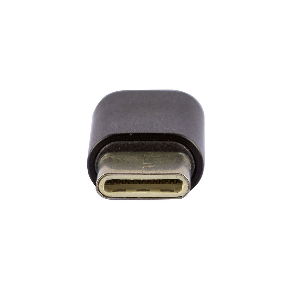 Adaptador OTG Micro USB para USB Tipo-C 3.1 - Preto - Imagem 3