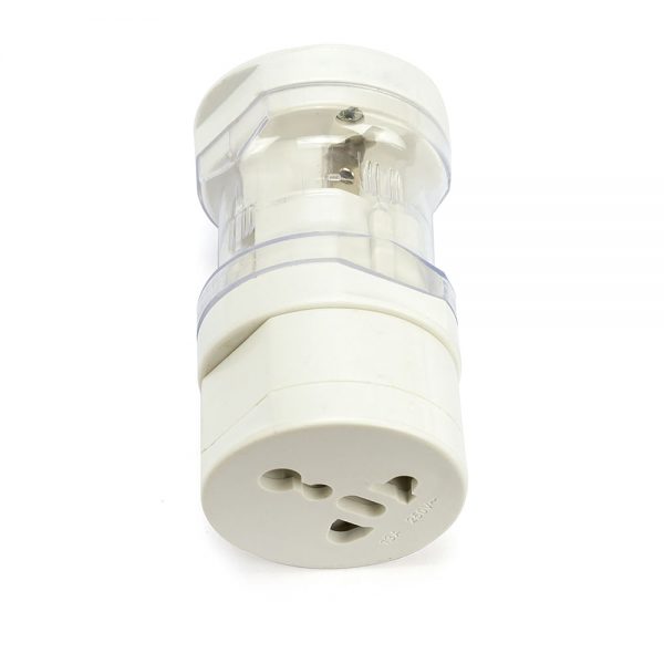 Adaptador Universal de Tomadas 3x1 - 110v 220v - Branco - Imagem 3