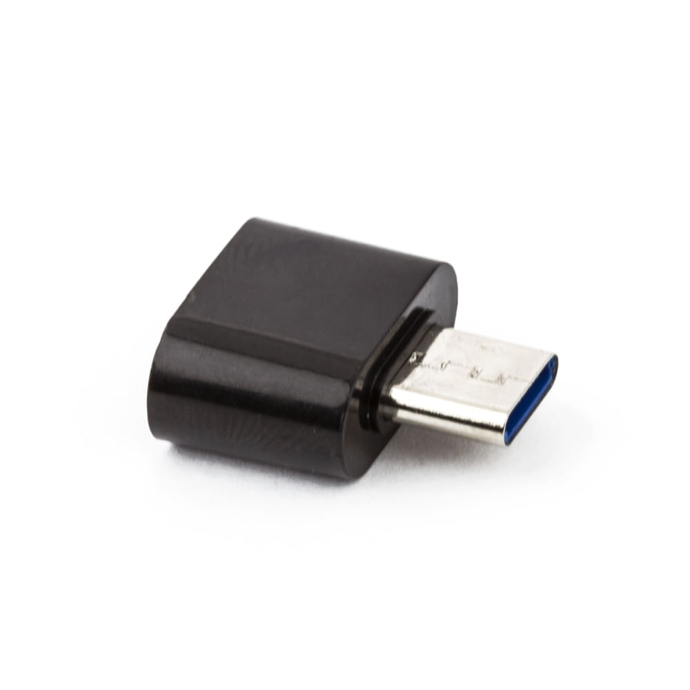 Adaptador USB-C 3.0 com Função OTG - Preto