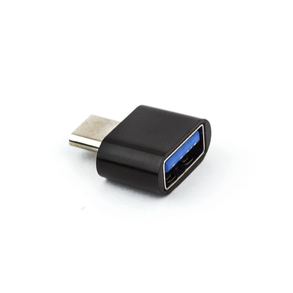 Adaptador USB-C 3.0 com Função OTG - Preto - Imagem 2