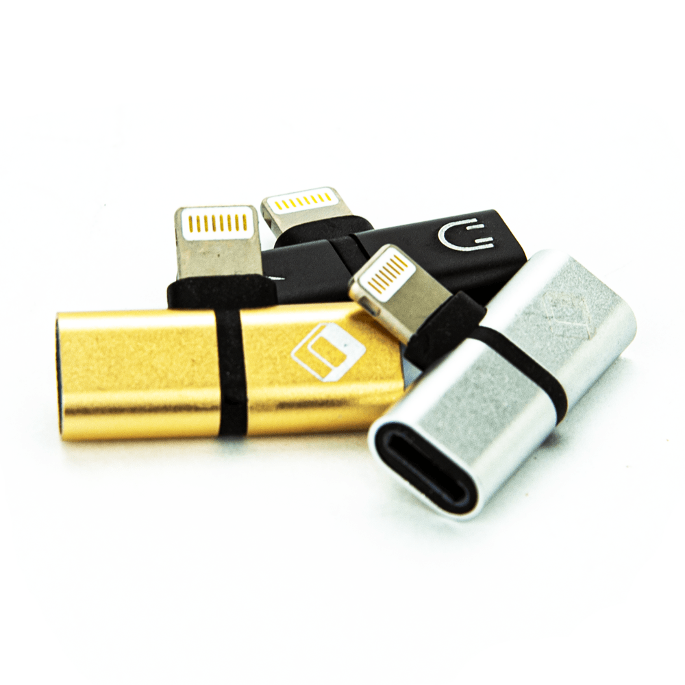 Adaptador de iPhone para Fone e Carregador Duplo - Imagem 2