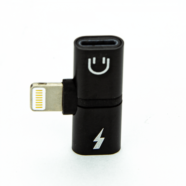 Adaptador de iPhone para Fone e Carregador Duplo - Imagem 3