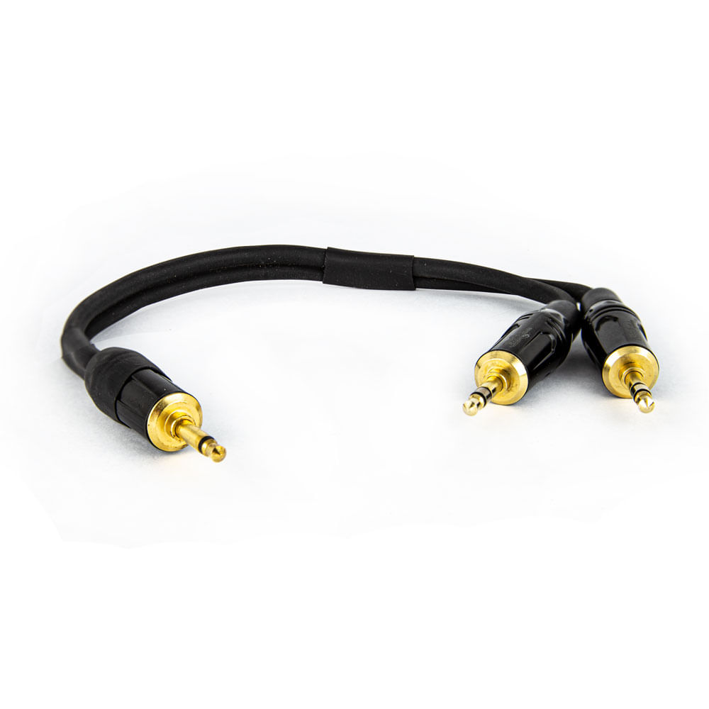 Cabo Adaptador P2 Mono Para 2 P2 Estereo - 1,5 Metro