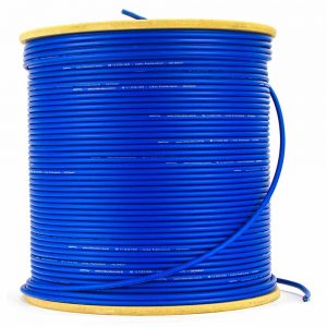 Cabo de Microfone Profissional 2x0,30 Azul - 30 Metros